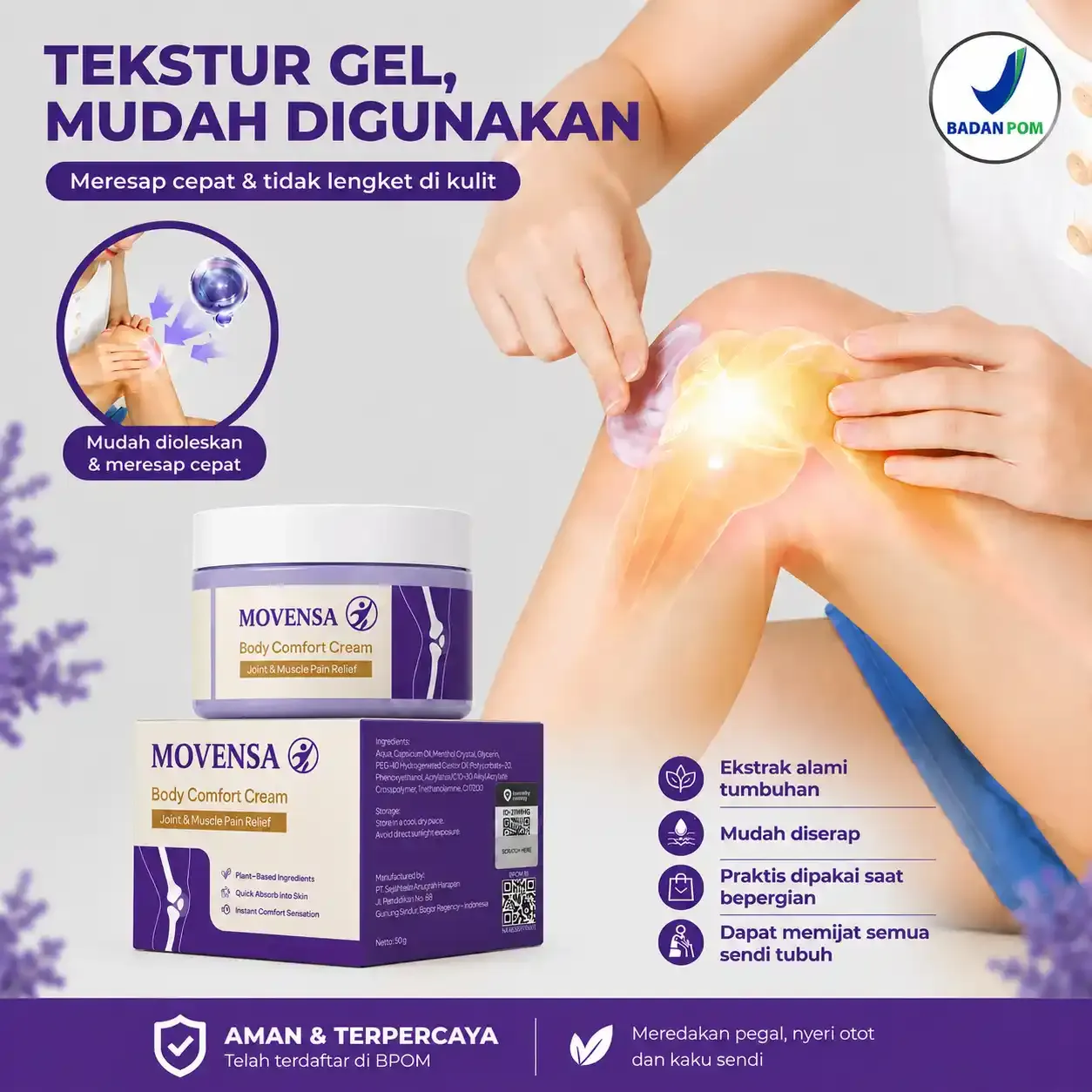 MOVENSA Body Comfort Cream