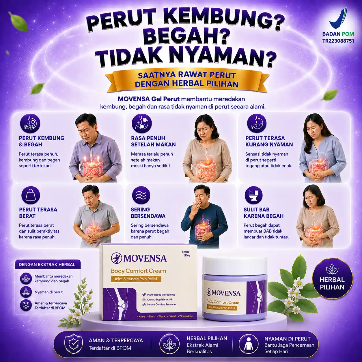 MOVENSA Body Comfort Cream