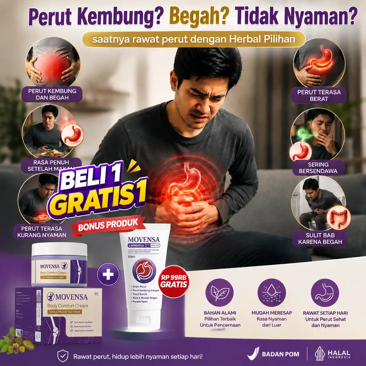 MOVENSA Body Comfort Cream