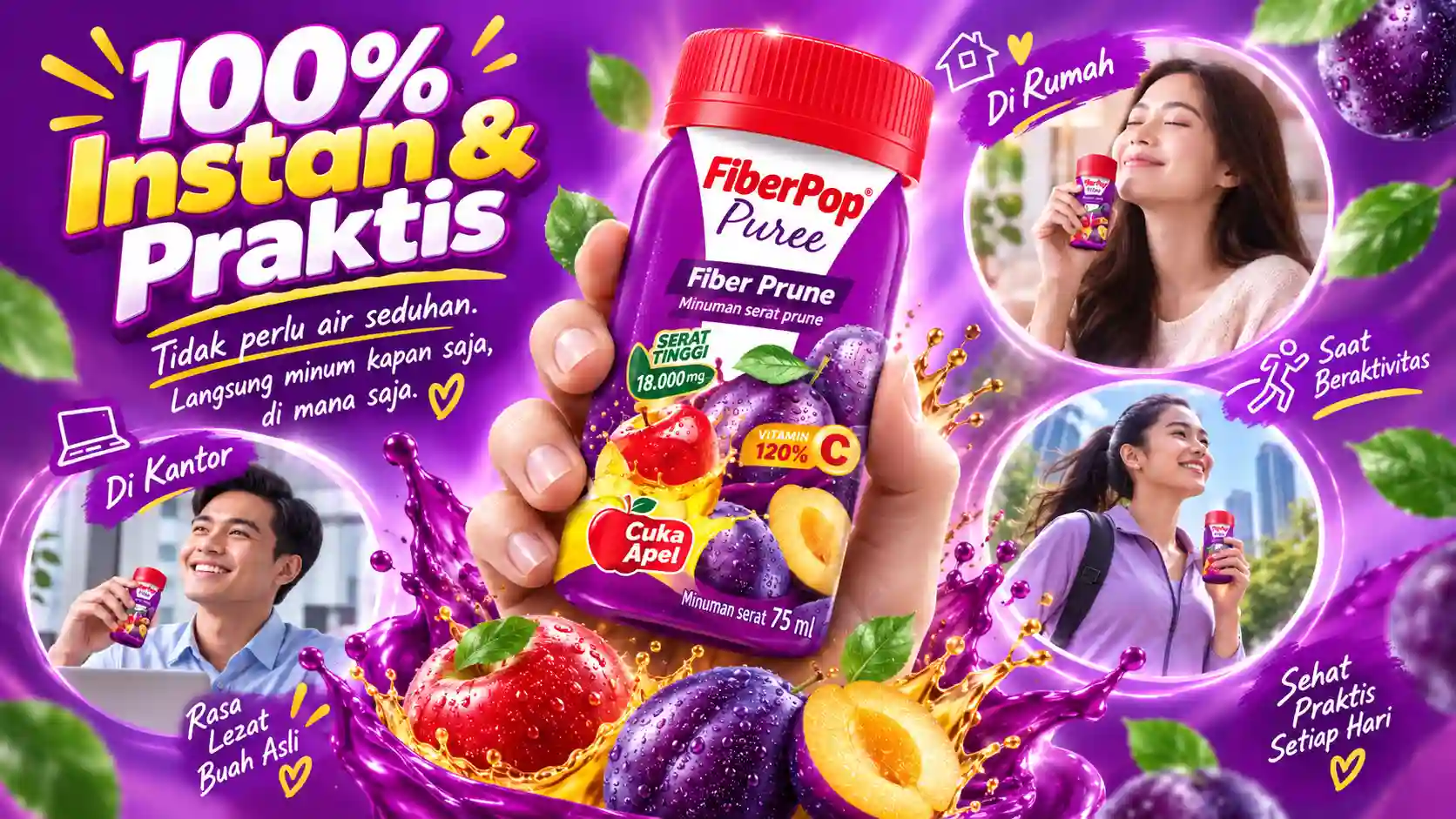 100% Instan & Praktis